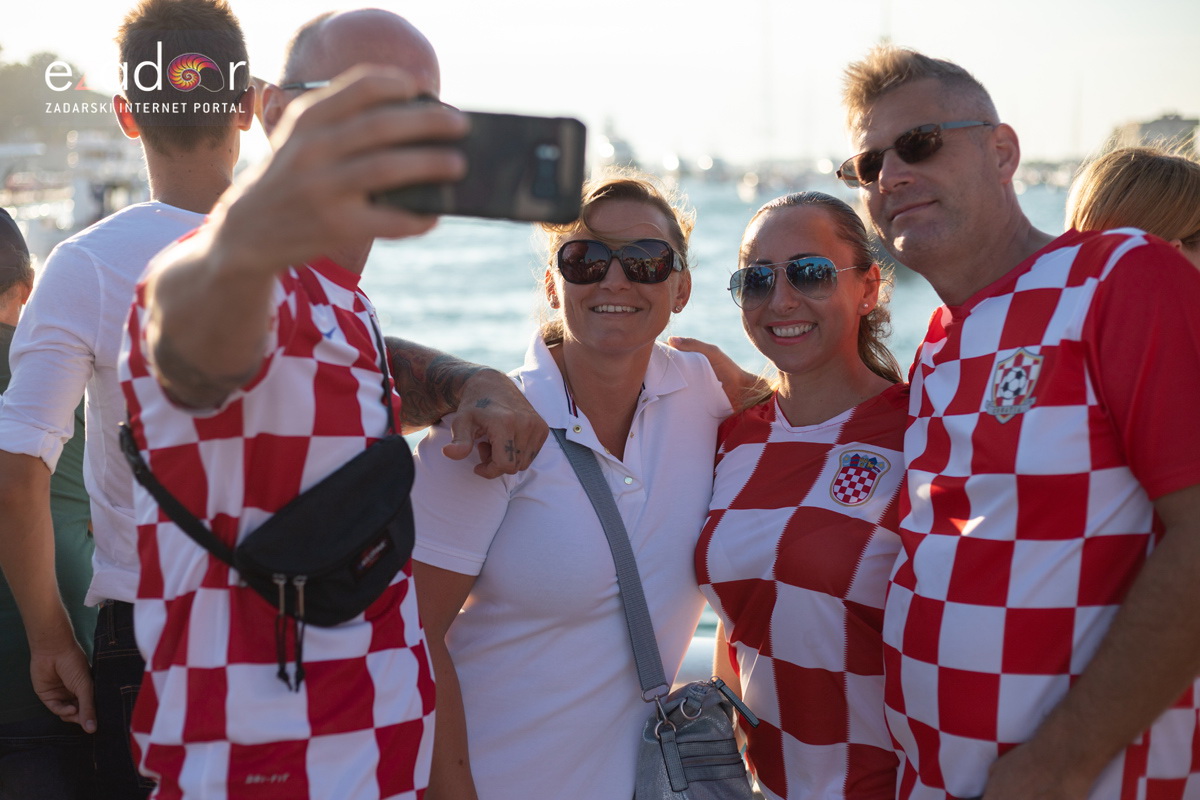 Veličanstven doček četvorice zadarskih Vatrenih Veličanstven doček četvorice zadarskih Vatrenih