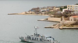 Polaganjem vijenaca na središnjem križu, u Novigradu je obilježena obljetnica pogibije članova HRM-a i Druge gardijske brigade za vrijeme akcije Maslenica. Photo: Dino Stanin/PIXSELL Polaganjem vijenaca na središnjem križu, u Novigradu je obilježena obljetnica pogibije članova HRM-a i Druge gardijske brigade za vrijeme akcije Maslenica. Photo: Dino Stanin/PIXSELL