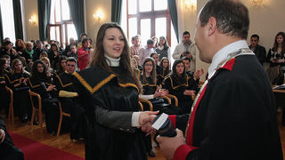 Promocija diplomiranih studenata, 7. ožujka 2009. (foto: Marin Gospić)