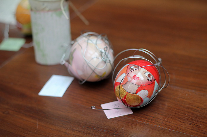 Restoran Bar Atrij: Prodajna izložba uskrsnih pisanica Silvijane Dražović, Foto: Saša Čuka Restoran Bar Atrij: Prodajna izložba uskrsnih pisanica Silvijane Dražović, Foto: Saša Čuka