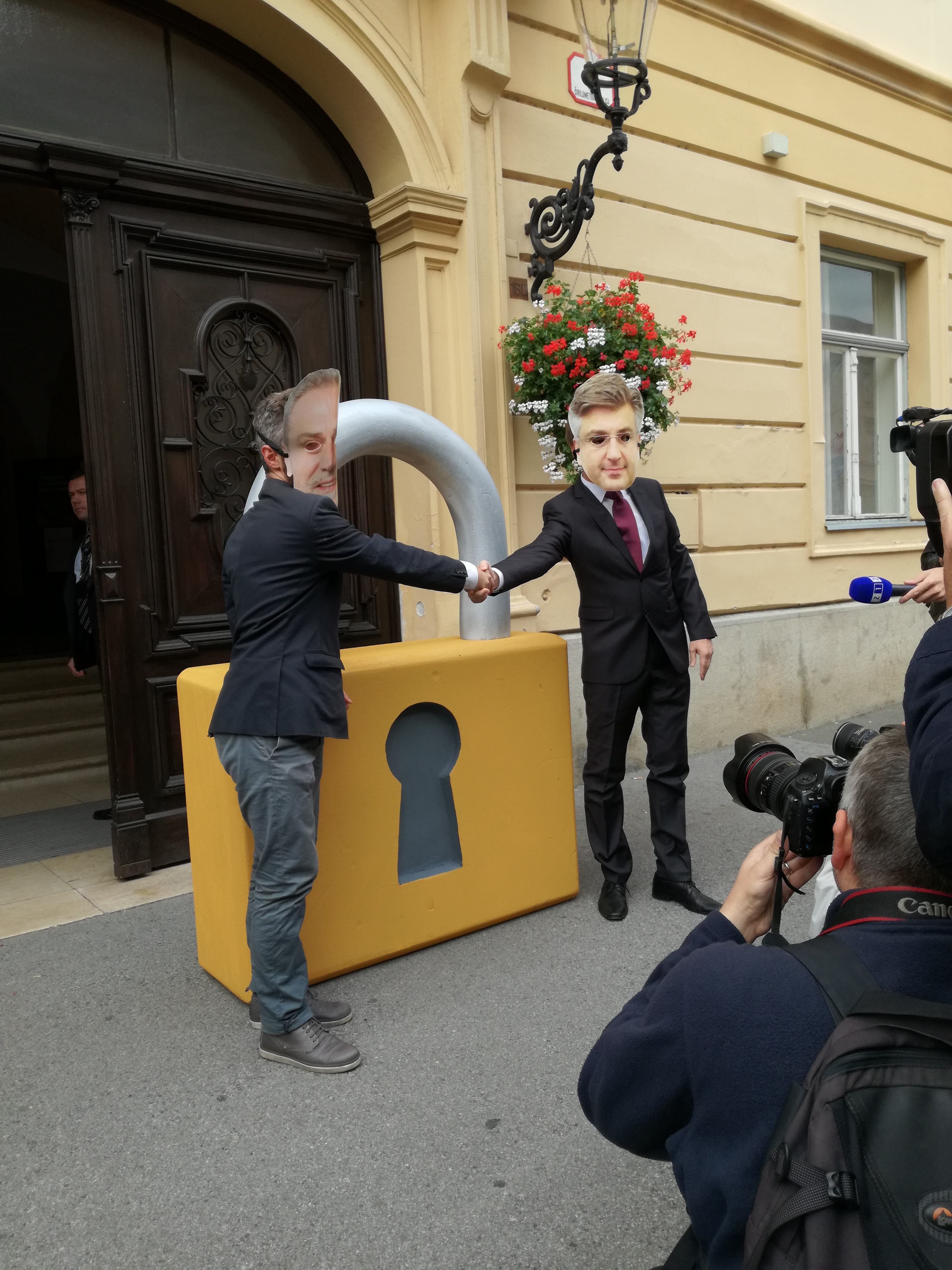 Prosvjedna akcija u Zagrebu