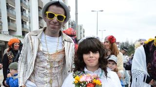 Stanarske maškare u karnevalskoj povorci, foto Iva Perinčić