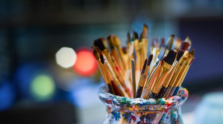 Kistovi umjetnička radionica ilustracija