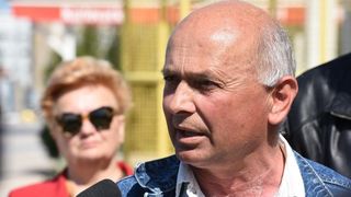 Na autobusnom kolodvoru dio taksista odrzao je prosvjed zbog kako kazu sve tezih uvijeta rada. Photo: Dino Stanin/PIXSELL