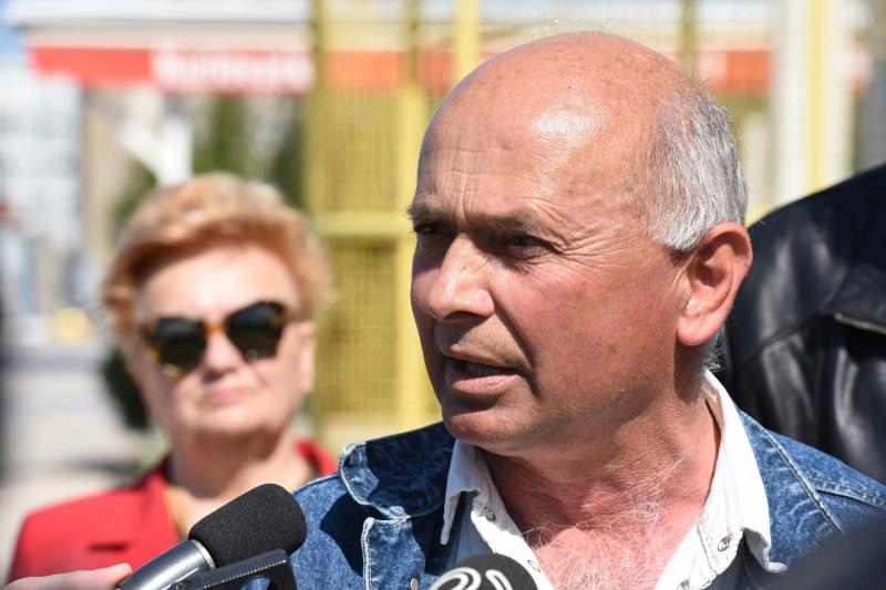 Na autobusnom kolodvoru dio taksista odrzao je prosvjed zbog kako kazu sve tezih uvijeta rada. Photo: Dino Stanin/PIXSELL