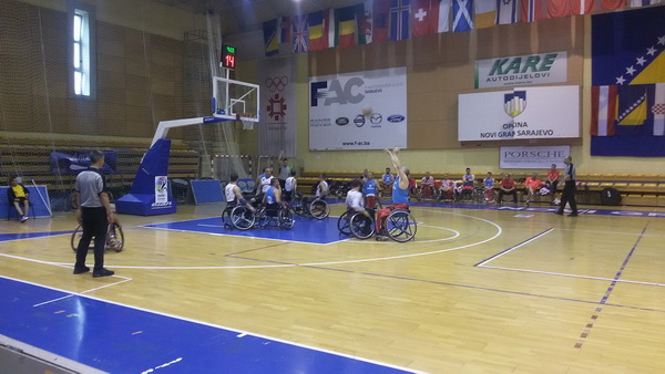 Hrvatska košarkaška reprezentacija u kolicima nastupila na EP divizije B u Sarajevu Hrvatska košarkaška reprezentacija u kolicima nastupila na EP divizije B u Sarajevu