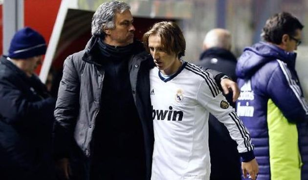 Jose Mourinho i Luka Modrić, foto: realmadrid.com