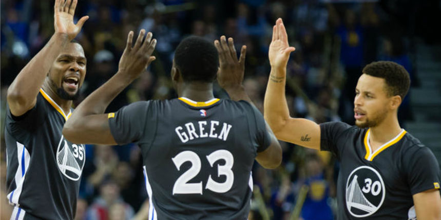 Durant, Green i Curry Durant, Green i Curry