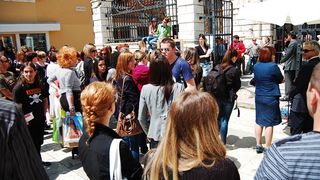 Lica Slobode na Narodnom Trgu, foto: Tea Balog