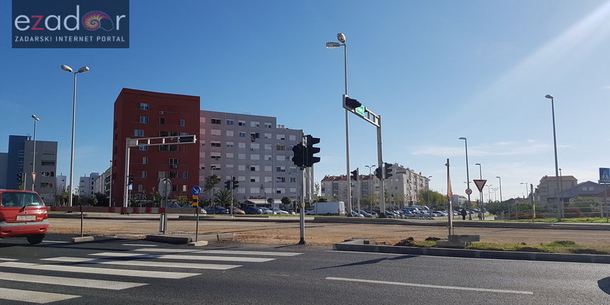 Radovi na istočnoj traci. Bulevar Ante Starčevića. Smiljevac