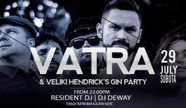 Koncert grupe Vatra u Teatro baru