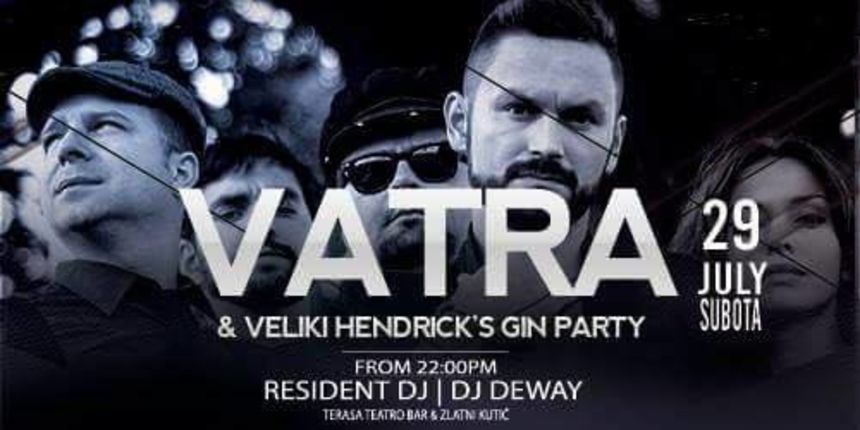 Koncert grupe Vatra u Teatro baru