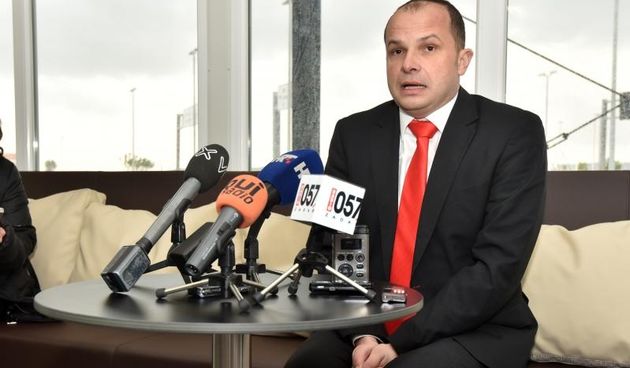 05.02.2015., Zadar – Ministar pomorstva, prometa i infrastrukture Sinisa Hajdas Doncic odrzao je konferenciju za medije u novoj zgradi u luci Gazenica. Photo: Dino Stanin/PIXSELL