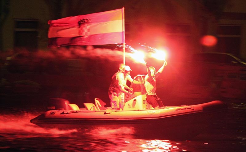 Otvaranje EP klase 49er u uvali Jazine (foto: Marin Gospić)