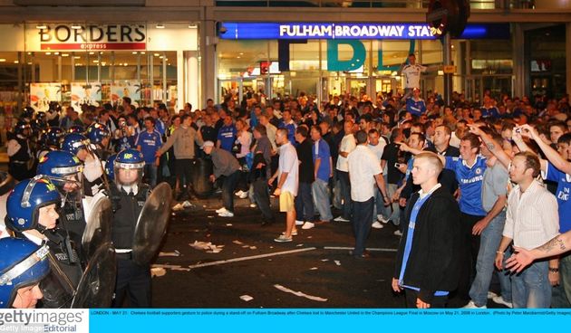 Chelsea fans (Foto: dailymail.co.uk)
