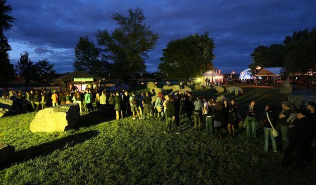 Zagreb – INmusic festival na zagrebackom jezeru Jarun unatoc losem vremenu okupio velik broj posjetitelja. Photo: Jurica Galoic/PIXSELL