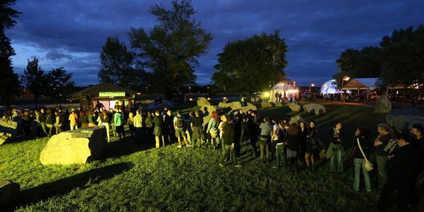 Zagreb – INmusic festival na zagrebackom jezeru Jarun unatoc losem vremenu okupio velik broj posjetitelja. Photo: Jurica Galoic/PIXSELL