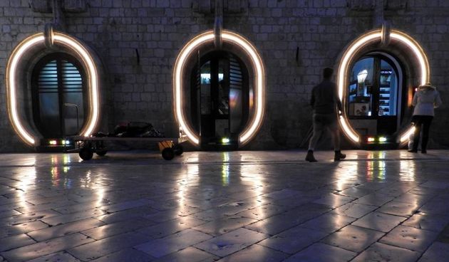 Stradun se pretvara u pravi grad iz serijala Star Wars. Photo: Zeljko Lukunic/PIXSELL