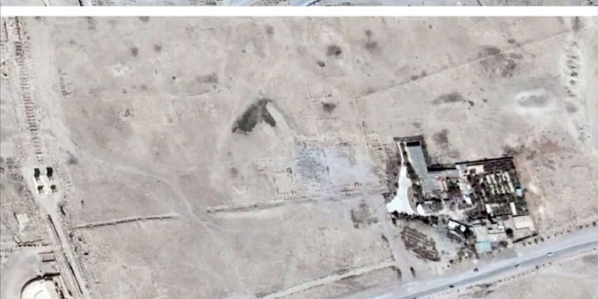 Satelitske snime potvdile kako je uništen Belov hram u Palmiri, screen: Youtube Satelitske snime potvdile kako je uništen Belov hram u Palmiri, screen: Youtube