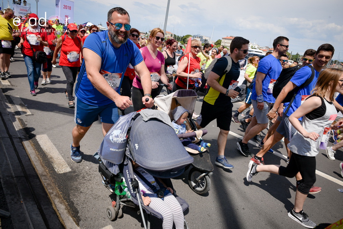 Start utrke Wings for Life World Run Zadar 2018.