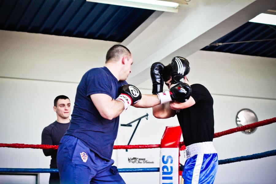 Dvorana BK Diabolik: Sparing zadarskih boksačkih klubova, foto: Iva Perinčić