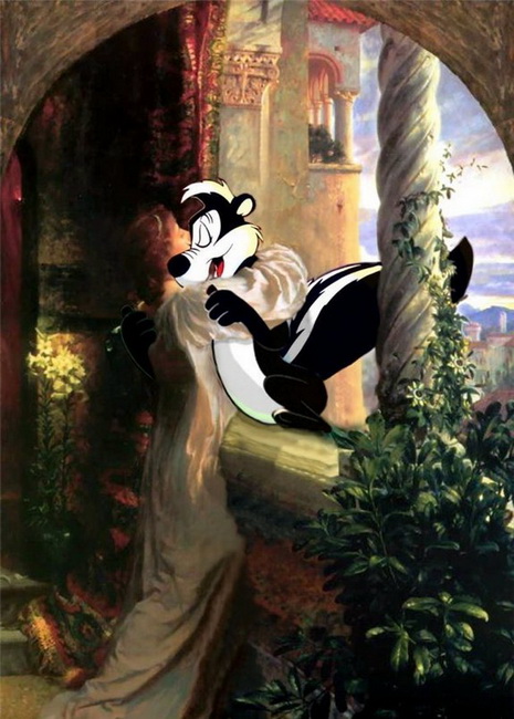 Crtani junaci u umjetnosti Crtani junaci u umjetnosti