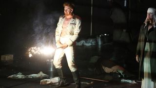 U sklopu Medjunarodnog festivala suvremenog kazalista Zadar snova, u kazalistu lutaka odrzana je predstava Grobnica za Borisa Davidovica. Photo: Filip Brala/PIXSELL