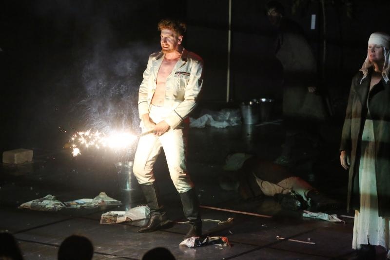 U sklopu Medjunarodnog festivala suvremenog kazalista Zadar snova, u kazalistu lutaka odrzana je predstava Grobnica za Borisa Davidovica. Photo: Filip Brala/PIXSELL