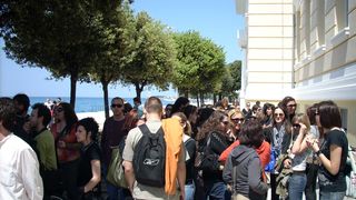 Prosvjed studenata u Zadru Prosvjed studenata u Zadru