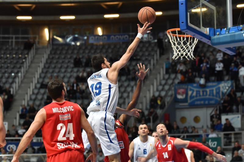 22. kolo ABA lige: Zadar – Szolnoki Olaj 71-64. Photo: Dino Stanin/PIXSELL 22. kolo ABA lige: Zadar – Szolnoki Olaj 71-64. Photo: Dino Stanin/PIXSELL