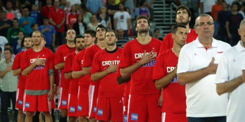 26.08.2014., Zagreb – Pripremna kosarkaska utakmica Hrvatska – Litva uoci odlaska hrvatskih kosarkaskih reprezentativaca na Svjetsko prvenstvo u Spanjolsku. Photo: Dalibor Urukalovic/PIXSELL 26.08.2014., Zagreb – Pripremna kosarkaska utakmica Hrvatska – Litva uoci odlaska hrvatskih kosarkaskih reprezentativaca na Svjetsko prvenstvo u Spanjolsku. Photo: Dalibor Urukalovic/PIXSELL