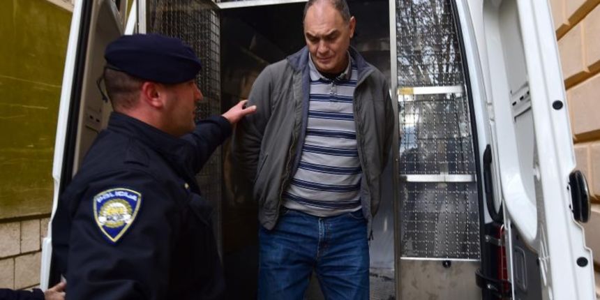 Zlatko Svirčić osumnjičen zbog dvostrukog pokušaja ubojstva priveden je istražnom sucu, foto: Dino Stanin/PIXSELL