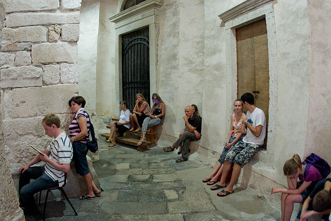 Hrvatska komorna filharmonija, Mak Grgić i Franko Božac u crkvi Sv. Donata, foto: L. Banić