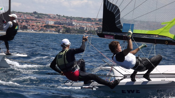 Jedrenje: Drugi dan SP klase 49er Jedrenje: Drugi dan SP klase 49er