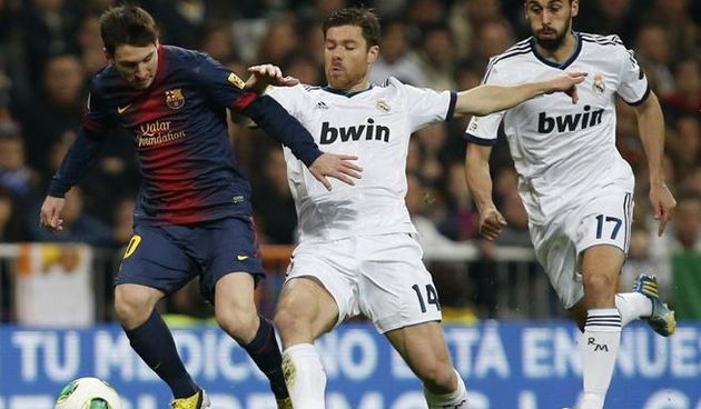 Lionel Messi i Xabi Alonso, foto: marca.com