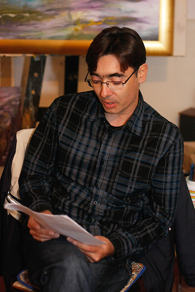 Roman Simić kod “ZaPis”-a u atelieru “Benini” Roman Simić kod “ZaPis”-a u atelieru “Benini”