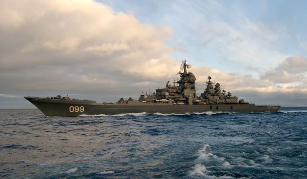 Ruski ratni brod Petar Veliki (Foto: foto.mail.ru)