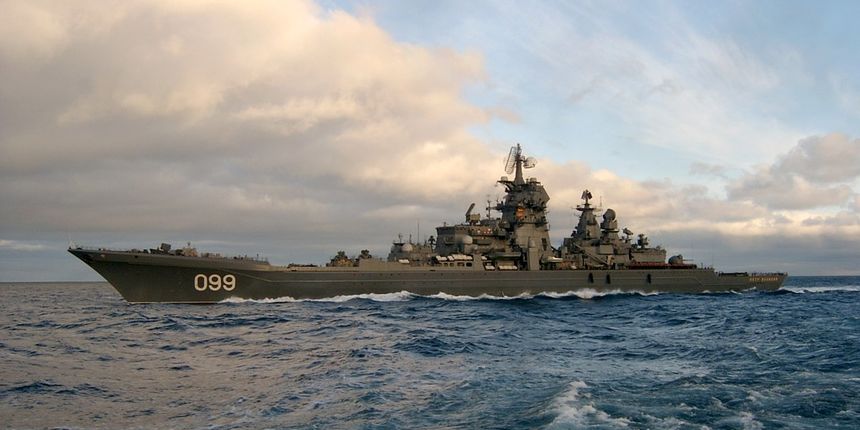 Ruski ratni brod Petar Veliki (Foto: foto.mail.ru)