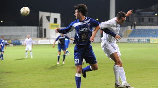 Zadar, 210911. 
Stadion Stanovi.
Nogometna utakmica Kupa Hrvatske, Zadar – Karlovac.
Na fotografiji: igrac Zadra Matej Jonjic.
Foto: Andrija Lucic / CROPIX