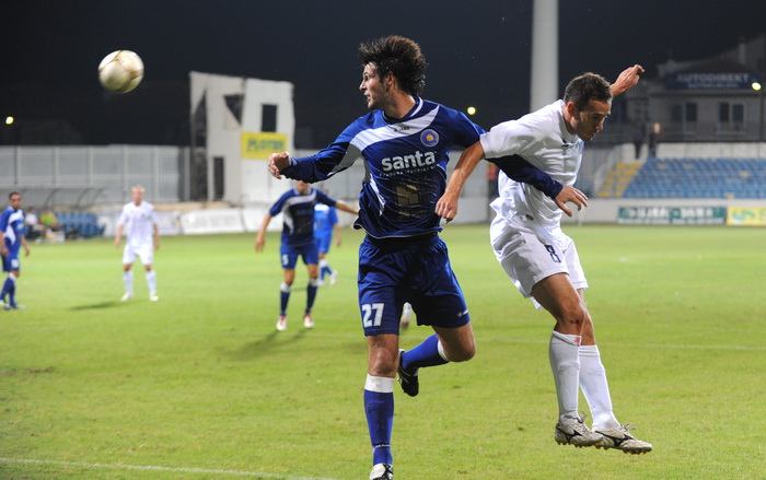 Zadar, 210911. 
Stadion Stanovi.
Nogometna utakmica Kupa Hrvatske, Zadar – Karlovac.
Na fotografiji: igrac Zadra Matej Jonjic.
Foto: Andrija Lucic / CROPIX