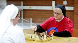 Zagreb: Sportske igre redovnica u OŠ Mato Lovrak. Photo: Goran Jakus/PIXSELL