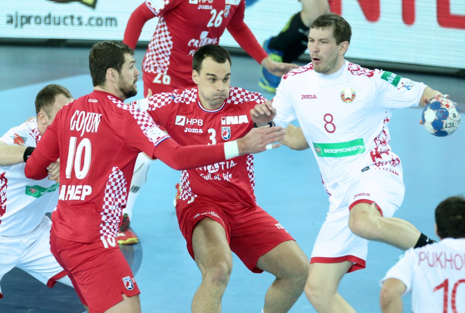 Arena Zagreb, Europsko rukometno prvenstvo, skupina I, 1. kolo, Hrvatska – Bjelorusija. Arena Zagreb, Europsko rukometno prvenstvo, skupina I, 1. kolo, Hrvatska – Bjelorusija.