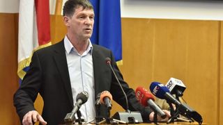 Zadar – Sjednica Gradskog vijeca Grada Zadra. Gradonacelnik Bozidar Kalmeta i zamjenik Zvonimir Vrancic. Reno Sinovcic. Joso Nekic. Danijel Kasap.Photo: Dino Stanin/PIXSELL