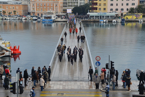 Svečani mimohod postrojbi u povodu proslave 23. obljetnice VRO Maslenica. Foto: Iva Perinčić