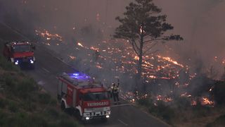 Tučepi: Požar se širi, zahvatio ranč i kuće, vatrogasci u akciji