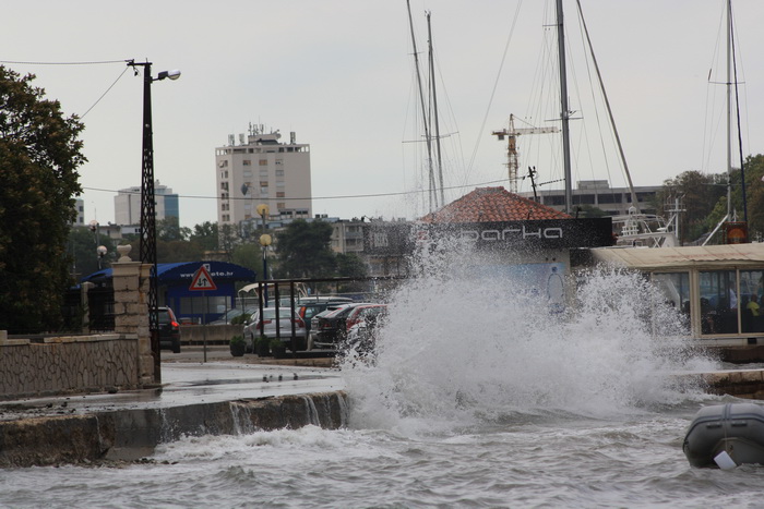 Tramontana u Zadru 26. kolovoza 2012.