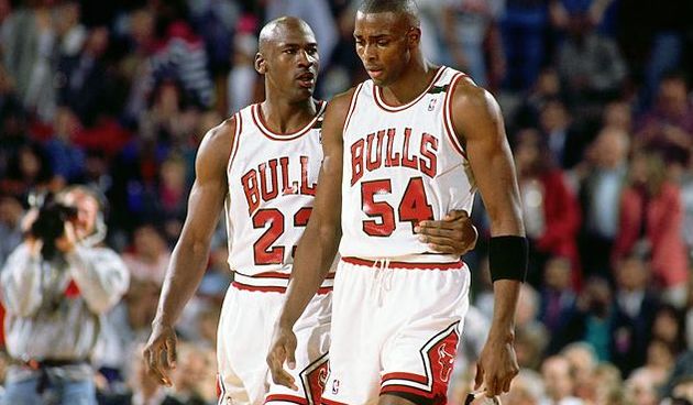 Horace Grant i Michael Jordan, foto: nba.com