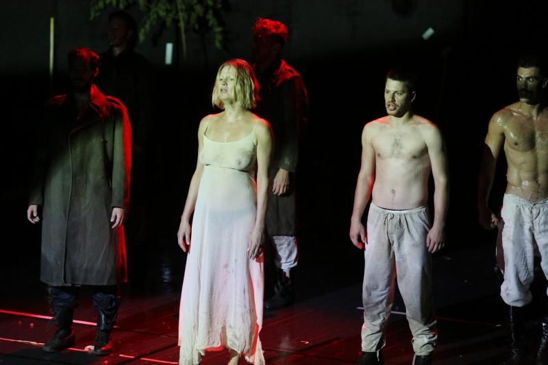 U sklopu Medjunarodnog festivala suvremenog kazalista Zadar snova, u kazalistu lutaka odrzana je predstava Grobnica za Borisa Davidovica. Photo: Filip Brala/PIXSELL