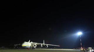 Antonov 225 u zagrebačkoj zračnoj luci Pleso, Foto: Borna Filić/PIXSELL