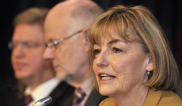 Zagreb, 261112.
Hotel International, Miramarska 24.
Europski gospodarski i socijalni odbor, 4. Forum organizacija civilnog drustva Zapadnog Balkana.
Na slici: Vesna Pusic – prva podpredsjednica Vlade i ministrica vanjskih i europskih poslova Republike Hrv